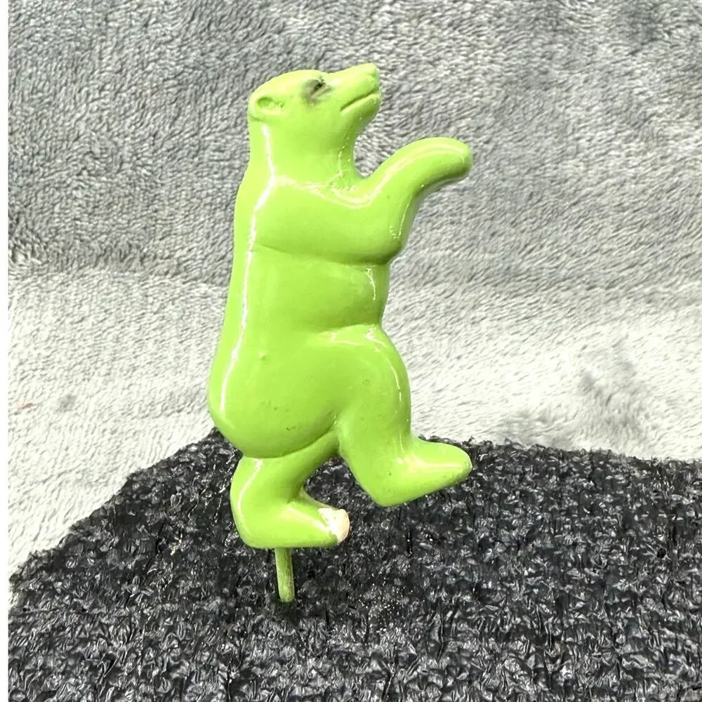 Vintage Plaster Circus Animal Cake Picks Toppers Lot 7 Horse Bear Elephant 1940s